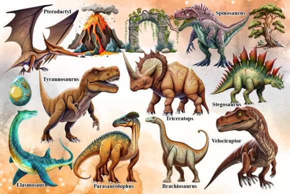 Download Dinosaur Collection Sublimation Clipart - Premium Resources