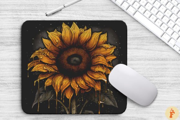 Download Sunflower in the Style of Gothic Art - Gothic Collection