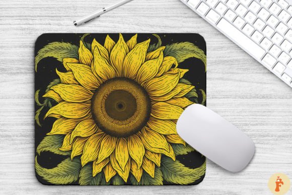 Download Sunflower in the Style of Gothic Art - Gothic Collection