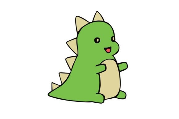 Download Happy Sitting Dinosaur - Dinosaur Collection