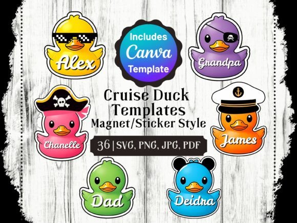 Download Cruise Duck Stickers PNG SVG - Stickers png Collection