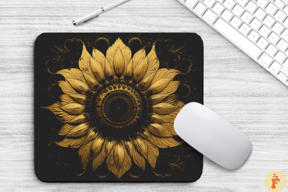 Download Sunflower in the Style of Gothic Art - Gothic Collection