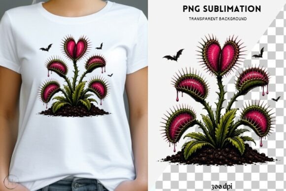 Download Gothic Venus Flytrap PNG | Dark - Gothic Collection