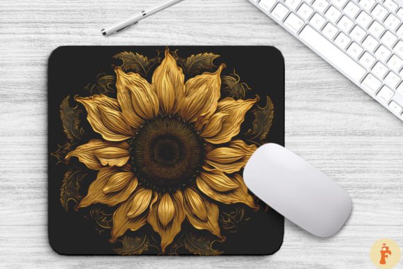 Download Sunflower in the Style of Gothic Art - Gothic Collection