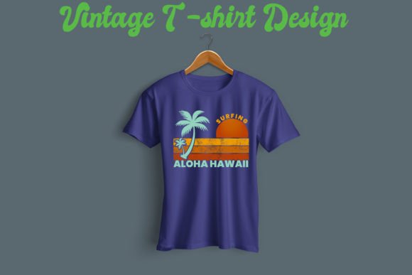 Download Aloha-Hawaii Surfing Vintage T Shirt - T shirt Collection