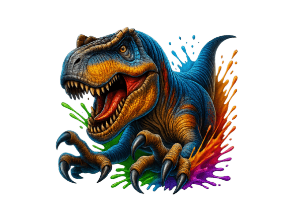 Download Dinosaur T-Rex Watercolor Kids Png - Dinosaur Collection