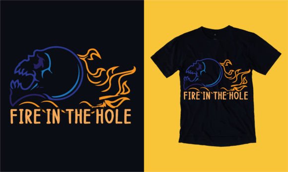 Download Fire in the Hole Skeleton T Shirt Svg - T shirt Collection