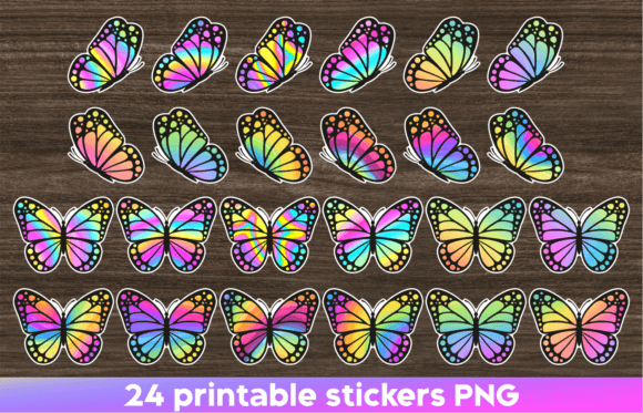 Download Butterfly Sticker Printable Stickers Png - Stickers png Collection